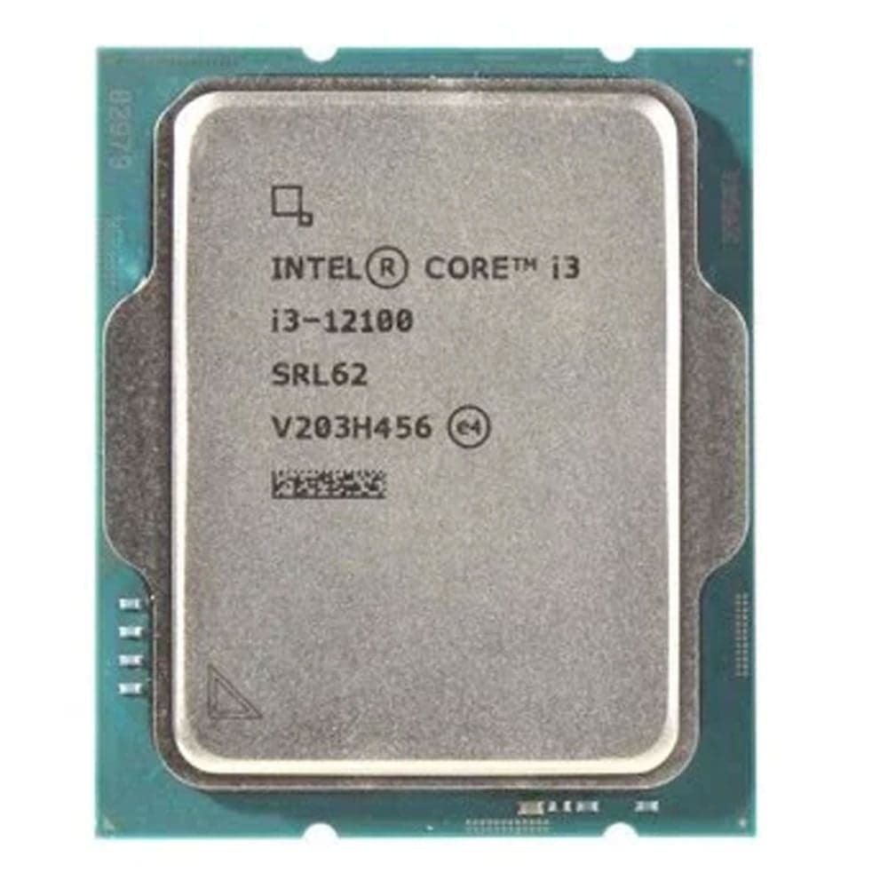 CPU Intel Core i3 12100 Tray | LGA 1700, 4 nhân/8 luồng, Max 4.3 GHz
