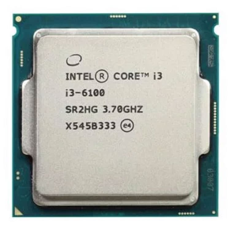 CPU Intel Core i3 6100 (3.70GHz, 3M, 2 Cores 4 Threads) Tray New chưa gồm Fan