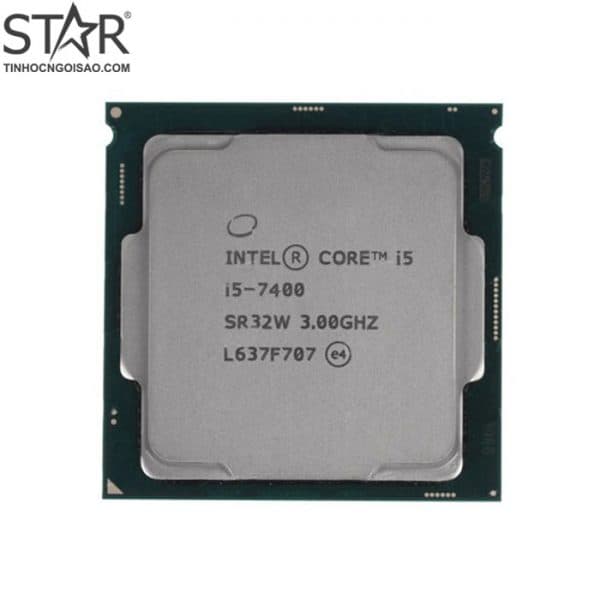 CPU Intel Core i5 7400 Tray | LGA1151, 4 nhân/4 luồng, Max 3.5 GHz