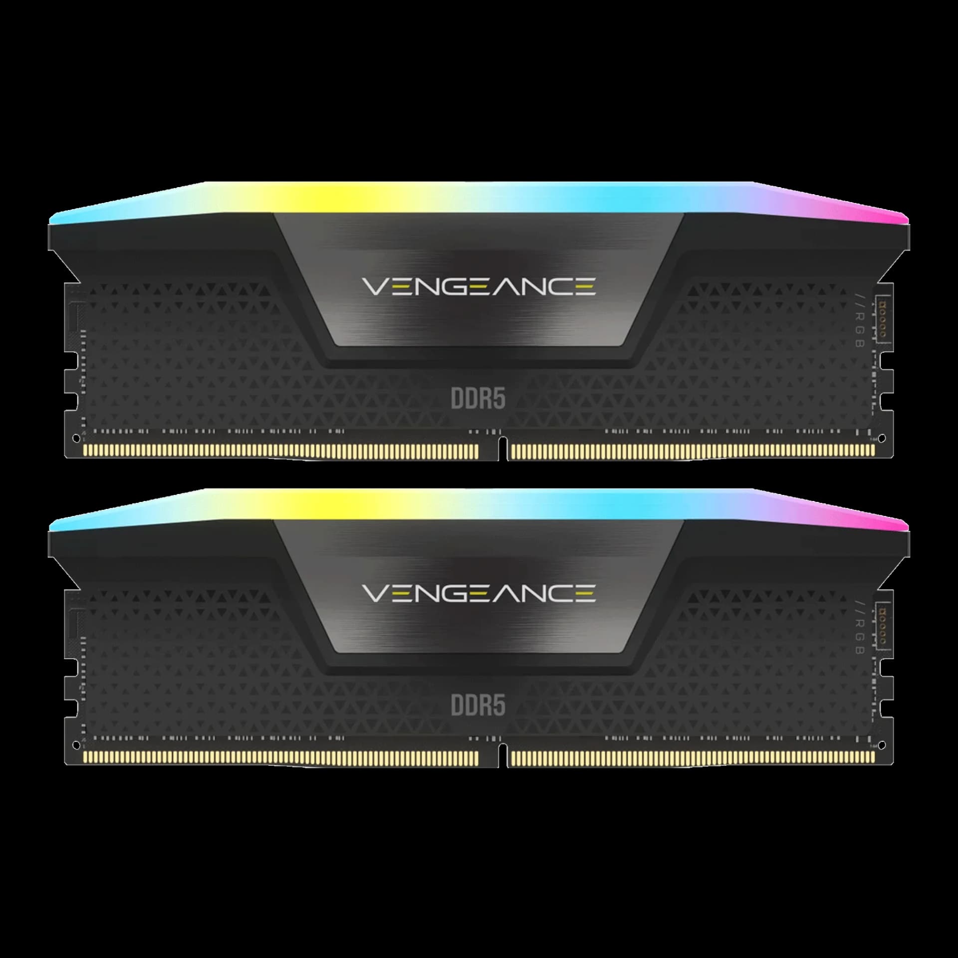 RAM PC Corsair Vengeance RGB 64GB | (2x32GB), DDR5, 6000MHz, CMH64GX5M2B6000C38