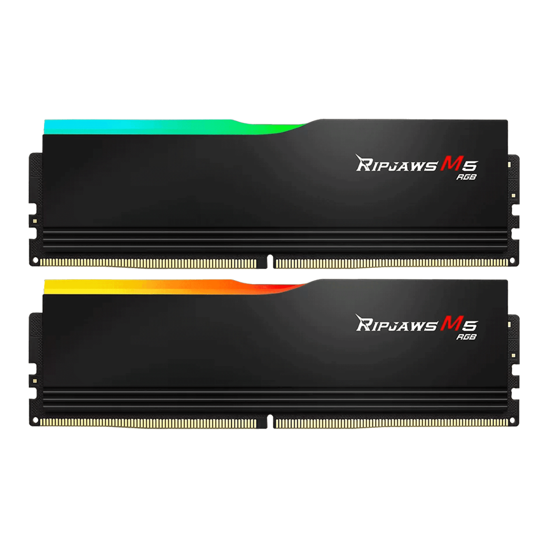 RAM PC G.SKILL Ripjaws M5 32GB RGB DDR5 Black | (2x16GB), 5200MHz, Intel/AMD F5-5200J4040A16GX2-RM5RK