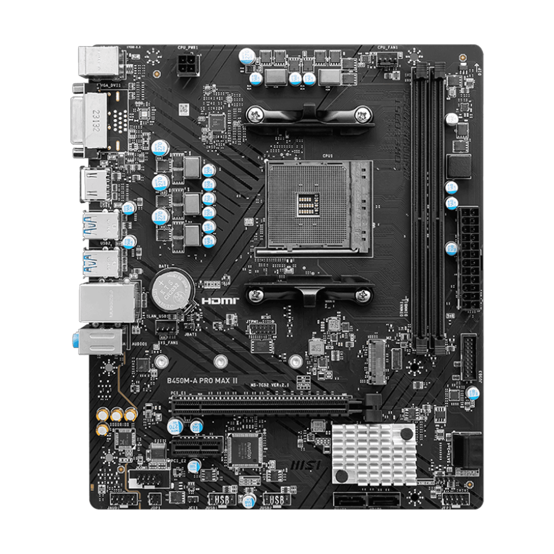 Mainboard MSI B450M-A Pro Max II QSD