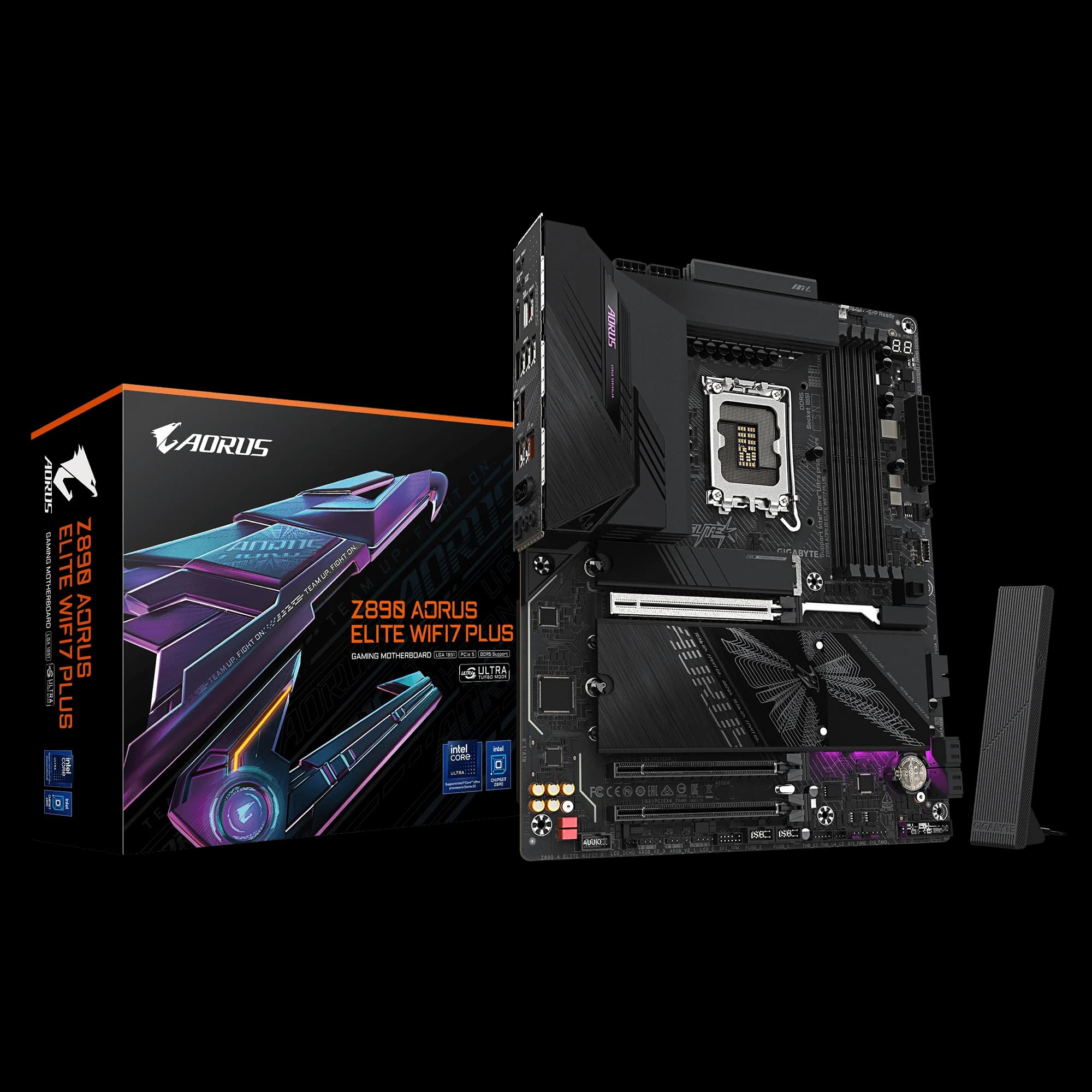Mainboard GIGABYTE Z890 AORUS ELITE WIFI7 PLUS | LGA1851, DDR5 9466+MT/s, Wi-Fi 7, 5GbE