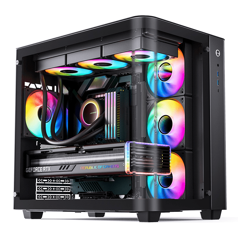 Thùng máy Xigmatek Alpha Pano M (Micro ATX) 3 Fan ARGB