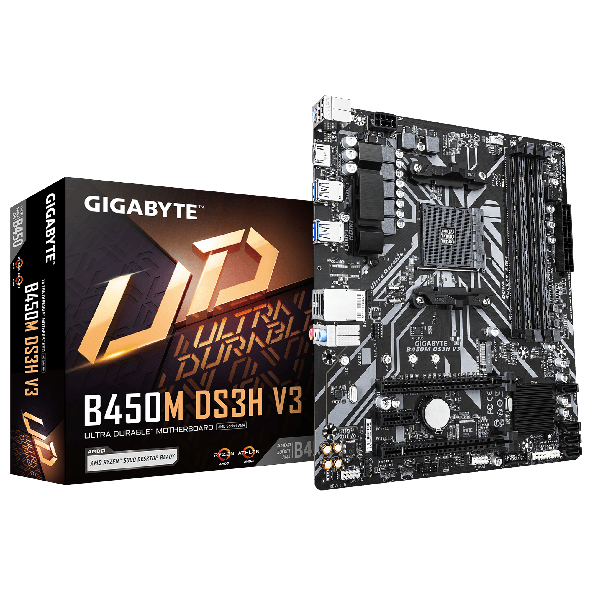 Mainboard Gigabyte B450M DS3H - V3