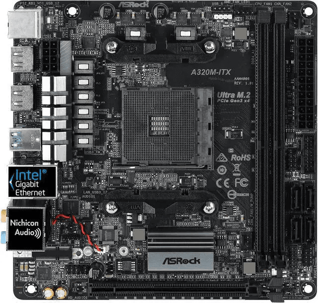Bo mạch chủ ASROCK A320M ITX 17.0cm x 17.0cm