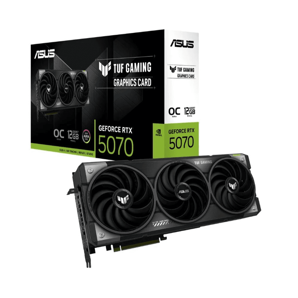 Card màn hình ASUS TUF Gaming RTX™ 5070 12GB GDDR7 OC Edition 12GB GDDR7 (TUF-RTX5070-O12G-GAMING)