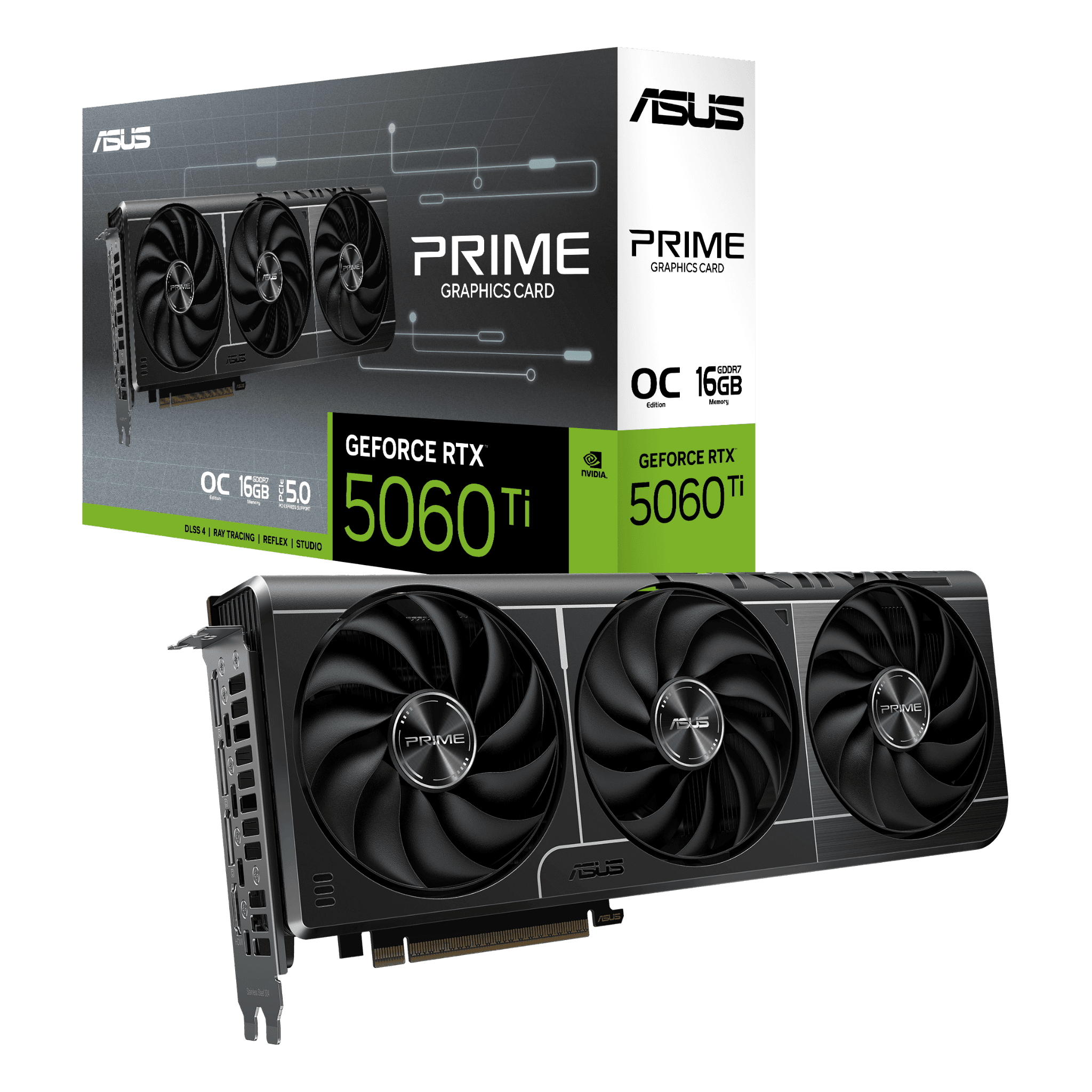 Card màn hình ASUS PRIME GeForce RTX™ 5060 Ti 16GB GDDR7 OC Edition