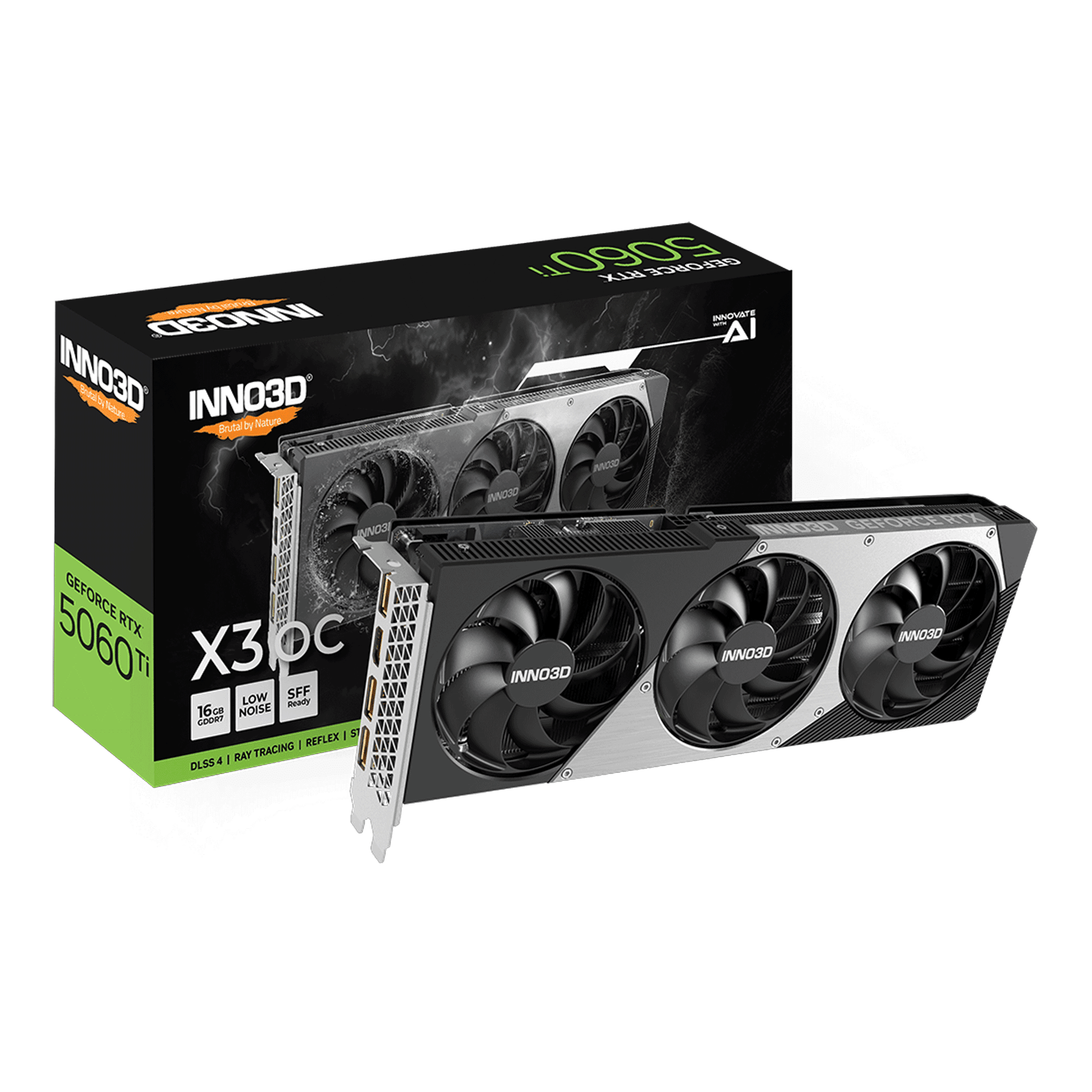 Card màn hình INNO3D GeForce RTX™ 5060 Ti 16GB X3 OC