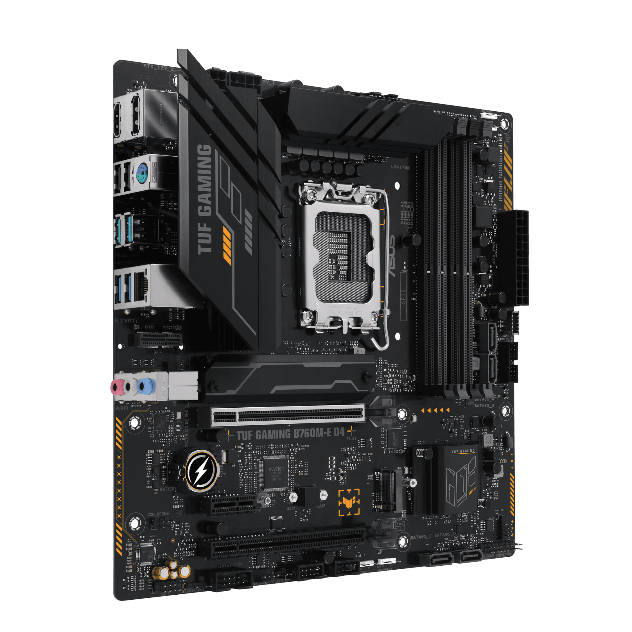 Mainboard ASUS TUF GAMING B760M-E D4 | Intel B760, Socket 1700, mATX, 4 khe DDR4