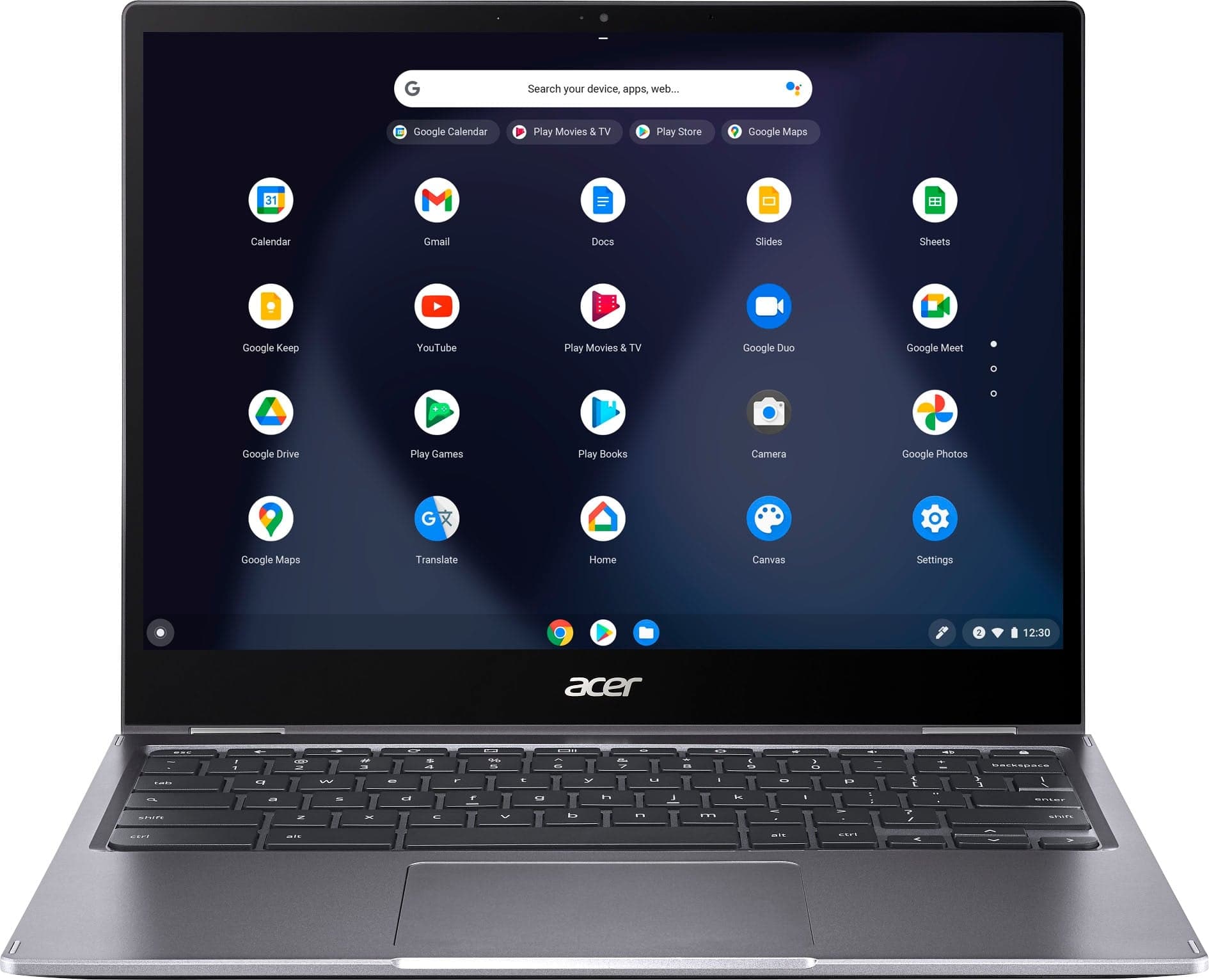 Laptop Acer Chromebook Spin 713 CP713-2W-3311, 13.5" 2K VertiView - Intel Core i3-10110U, 4GB DDR4, 64GB eMMC