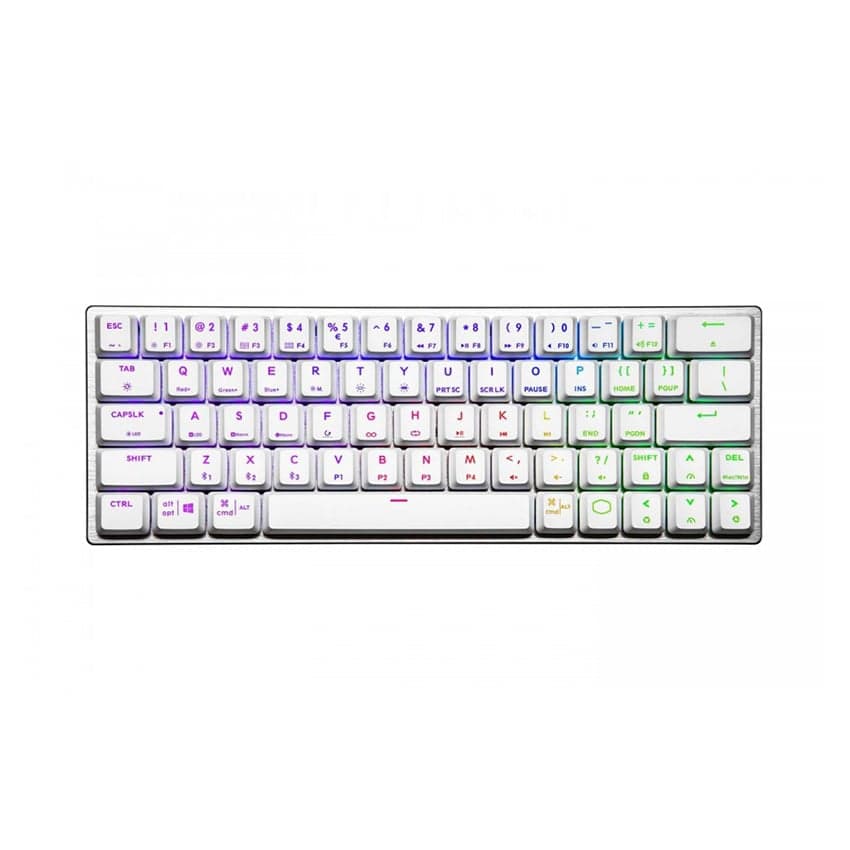 Bàn phím Cooler Master SK622 White (Bluetooth/Wireless/USB/RGB/Red sw)