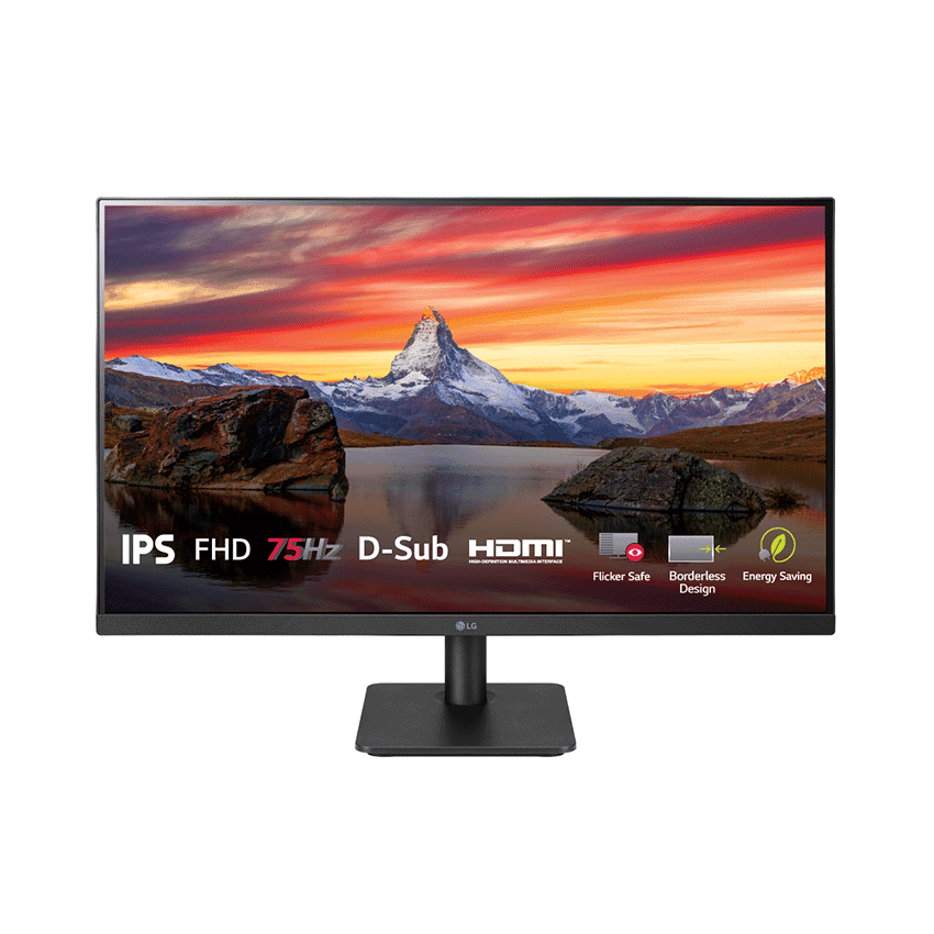Màn hình LG 24MP400 Black (23.8inch/FHD/IPS/ 75Hz/5ms/250nits/ HDMI+DSub/Freesync)