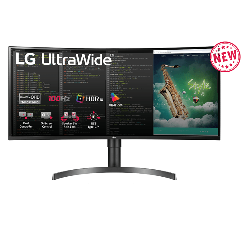 Màn hình cong LG 35WN75C-B 35" 2K 100Hz HDR10 UltraWide