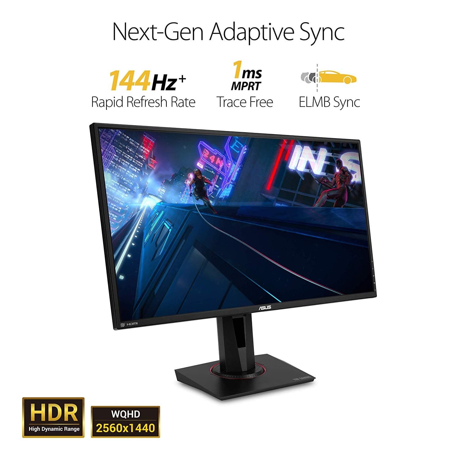 Asus Tuf Gaming Vg27Aq 27 inch Ips 2K 165Hz G-Sync Hdr Chuyên Game