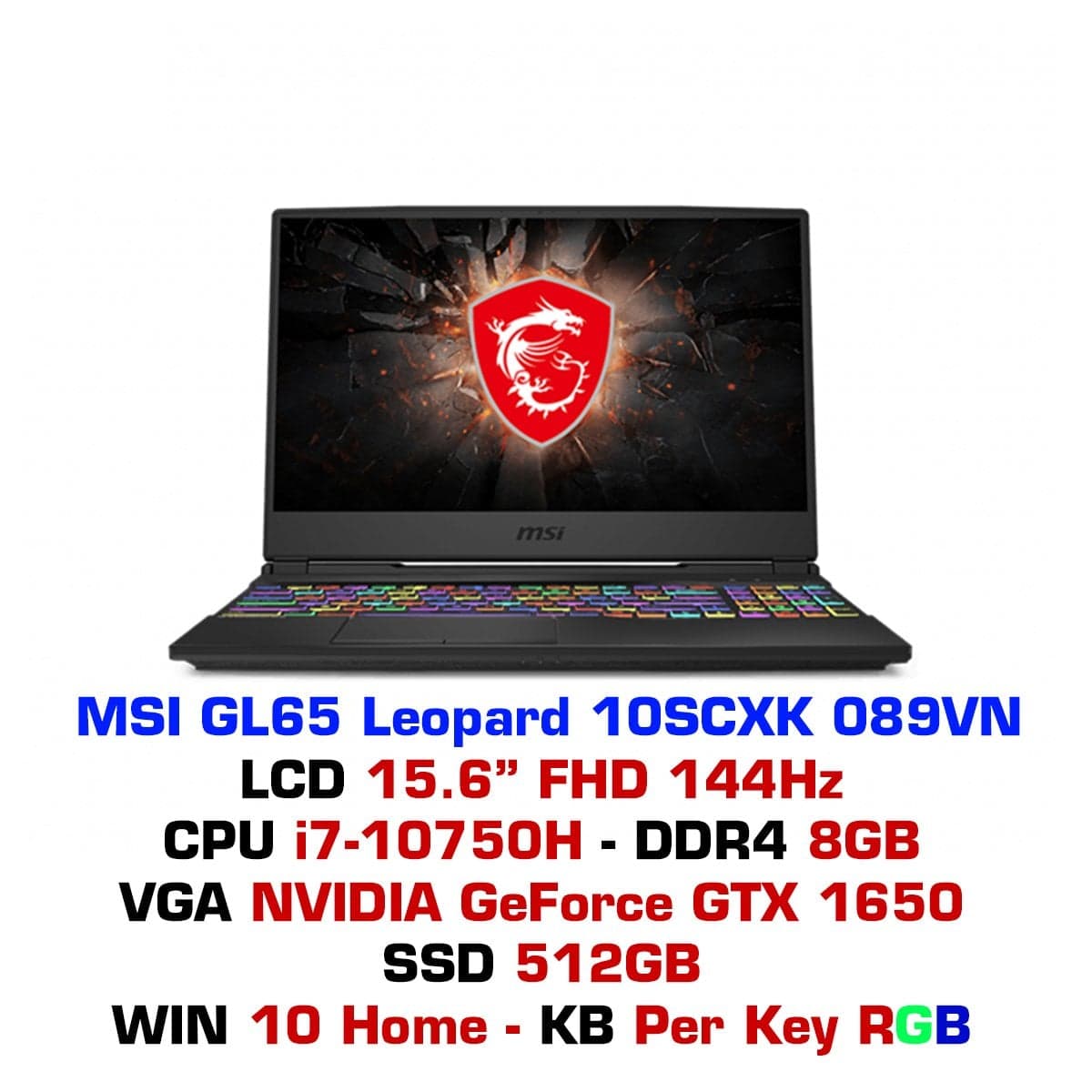 GL65 Leopard 10SCXK (GTX1650, GDDR6 4GB)
