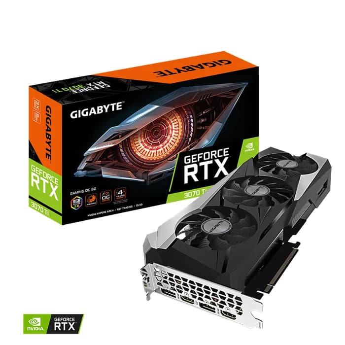 GIGABYTE GeForce RTX 3070 Ti GAMING OC 8G 2ND 2025 [CAO CẤP] Card Màn Hình Gaming 8GB GDDR6X PCIe 4.0