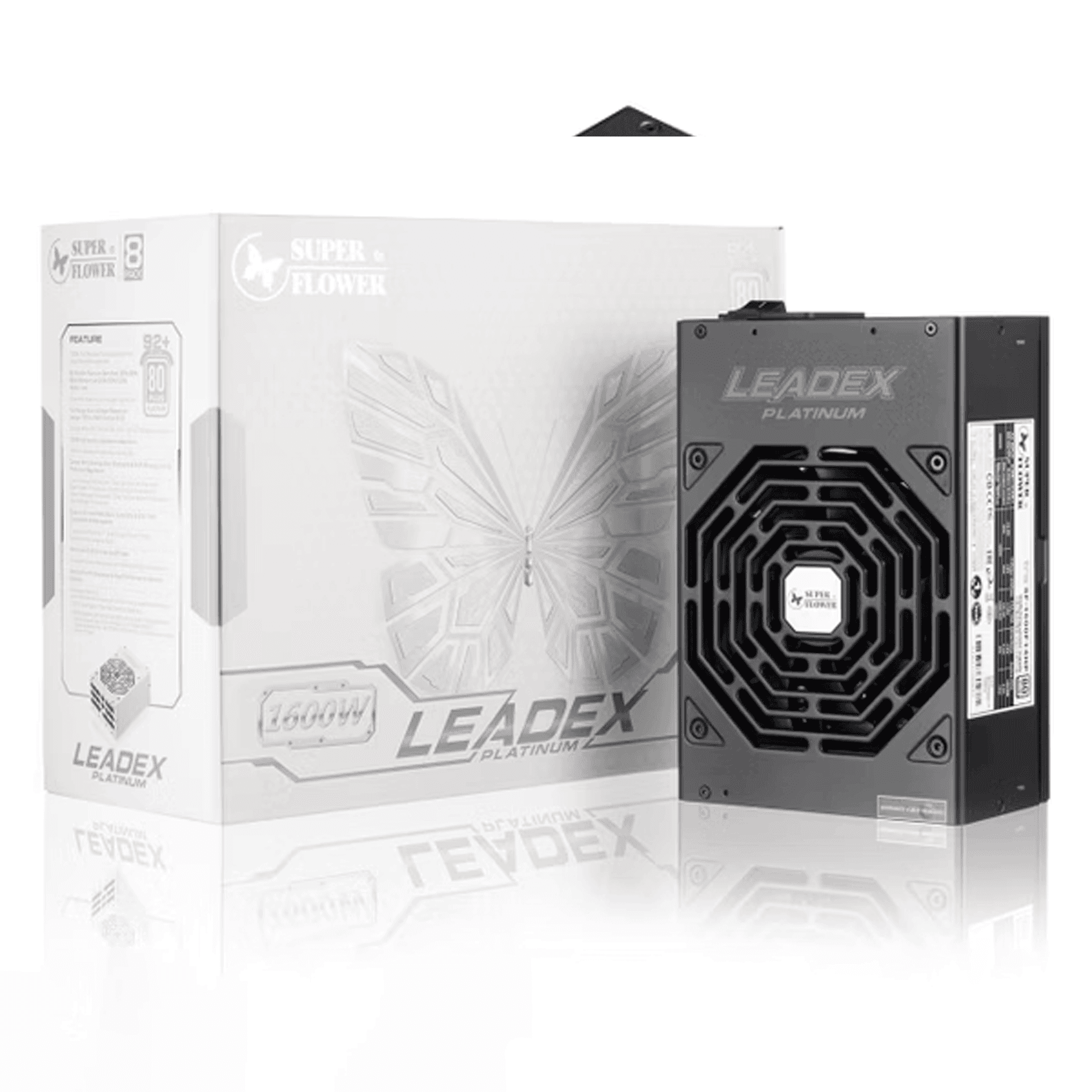 Nguồn máy tính Super Flower Leadex 1600W 80 Plus Platinum (SF-1600F14HP) - Đen | Full Modular, ATX