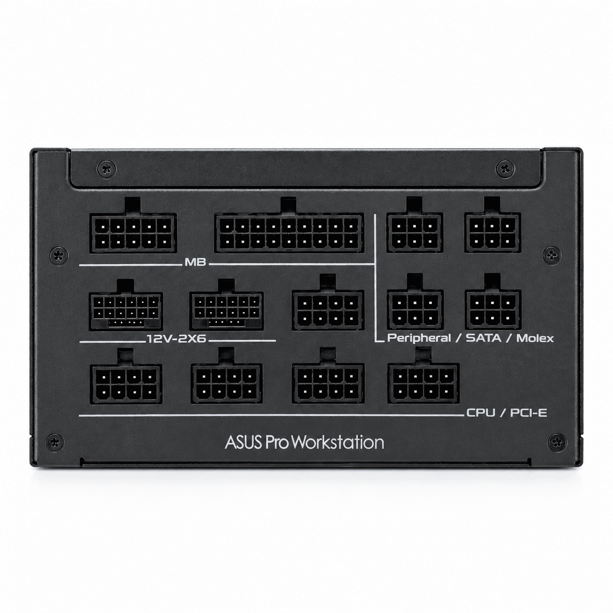 Nguồn ASUS PRO WORKSTATION 1600P ASUS PRO WS 1600P (1600W, ATX 3.1, PCIe 5.0, 80 Plus Platinum, Full Modular, range 200-240VAC, 10 năm bảo hành)