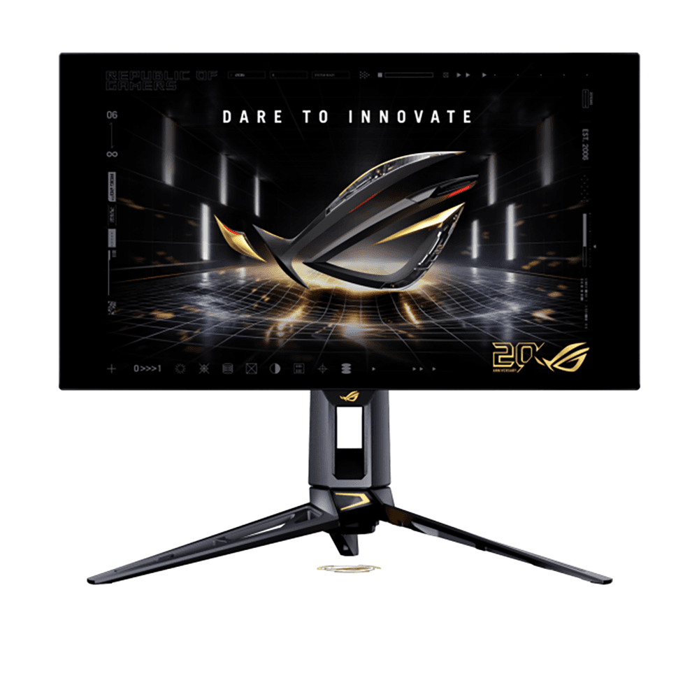 Màn hình Gaming 2K ASUS ROG Swift OLED PG27AQWP-G Edition 20th | 26.5 inch, WOLED 2K 540Hz, Dual Mode 720Hz, 0.02ms, HDR10
