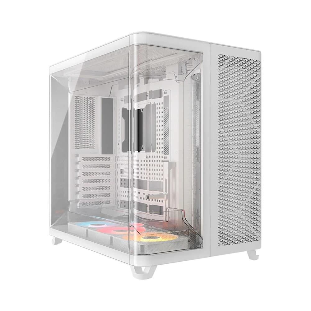 Case máy tính Corsair AIR 5400 RS-R ARGB Triple Chamber White CC-9011319-WW