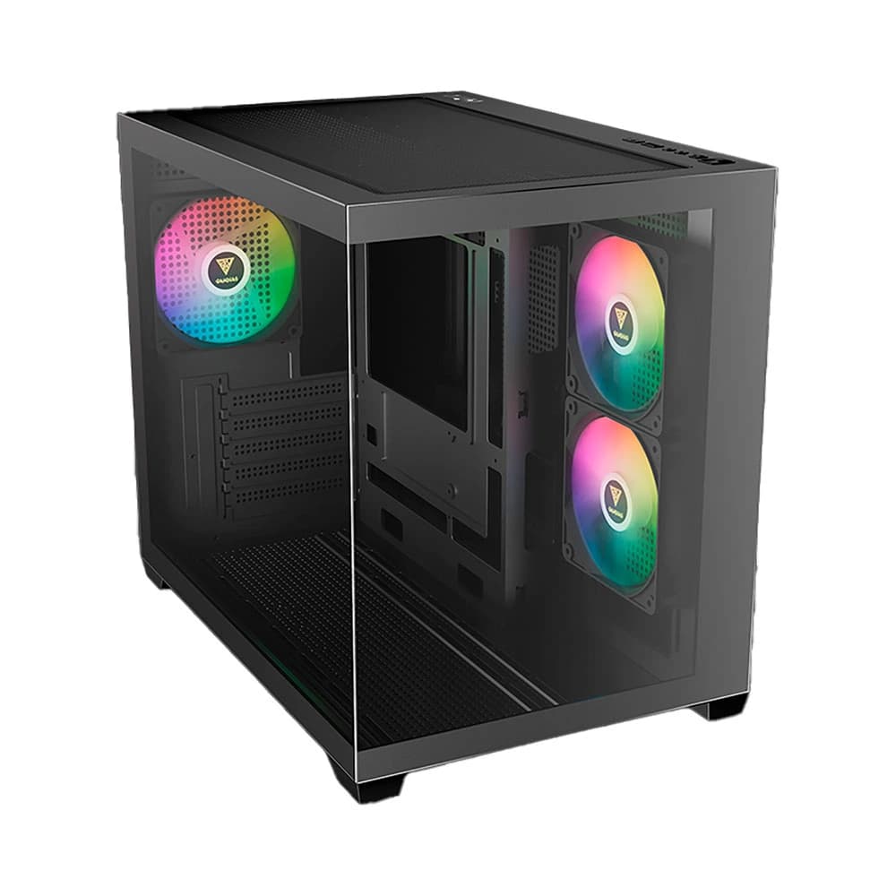Case máy tính Gamdias AURA GC10M V2 Black ARGB CAAURAGC10MV2BLGA
