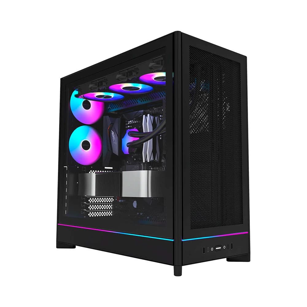 Case máy tính Montech HS01 PRO ARGB Black CAHS01PRBLMT