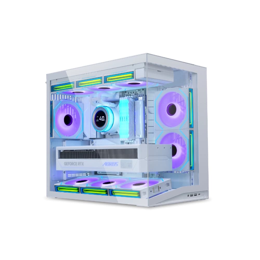 Case máy tính Lian Li O11D mini V2 Flow White