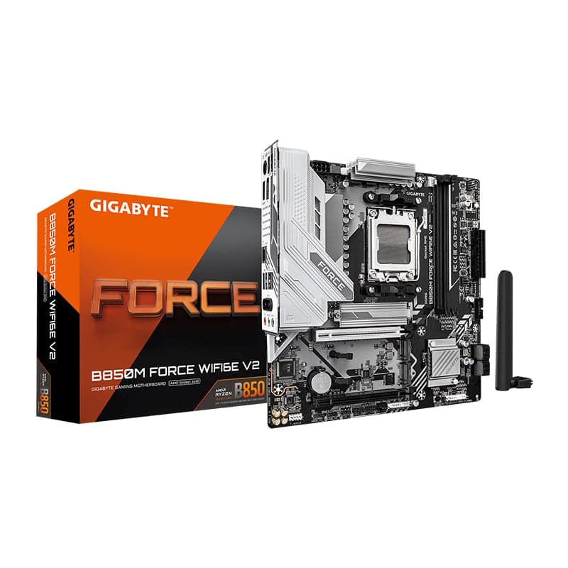 Mainboard (AMD) Gigabyte B850M FORCE WIFI6E V2 | AM5, mATX, 2 khe DDR5
