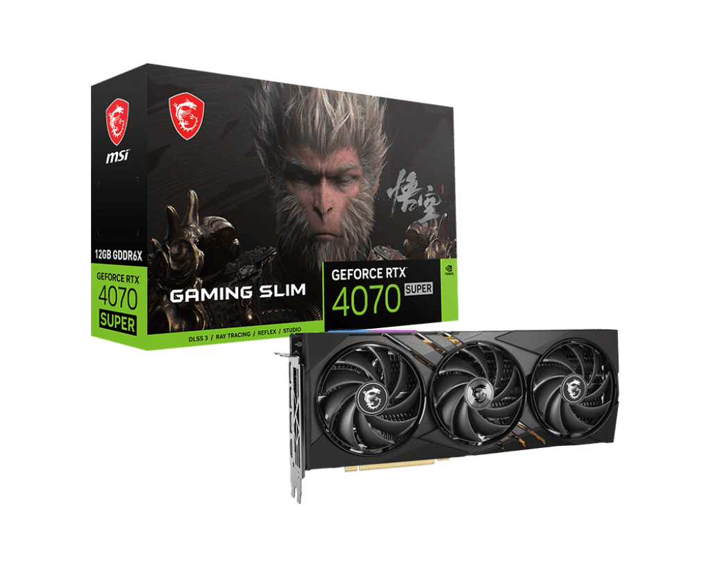 GeForce RTX™ 4070 SUPER 12G GAMING SLIM WUKONG EDITION