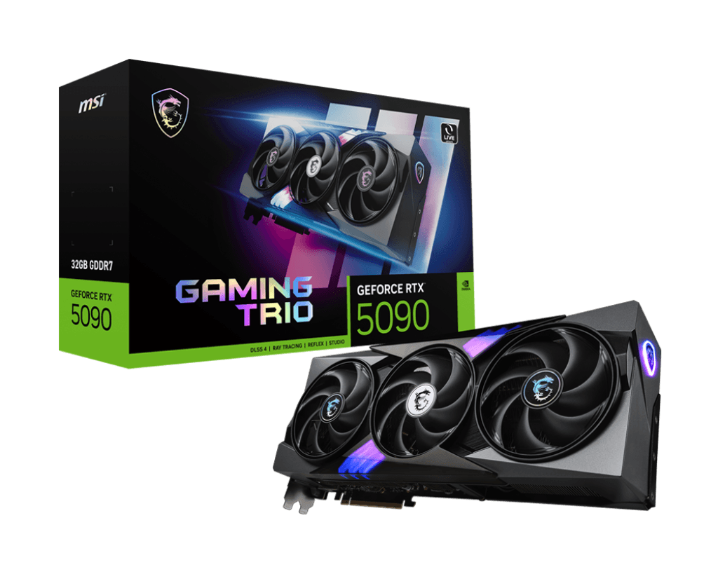 Card màn hình MSI GeForce RTX™ 5090 32G GAMING TRIO