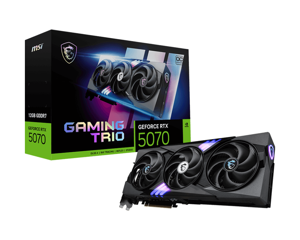 Card màn hình MSI GeForce RTX™ 5070 12G GAMING TRIO OC