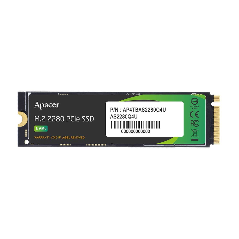Ổ cứng SSD Apacer AS2280Q4U 1TB (AP1TBAS2280Q4U-1) | PCIe Gen4 x4 NVMe, M.2 2280