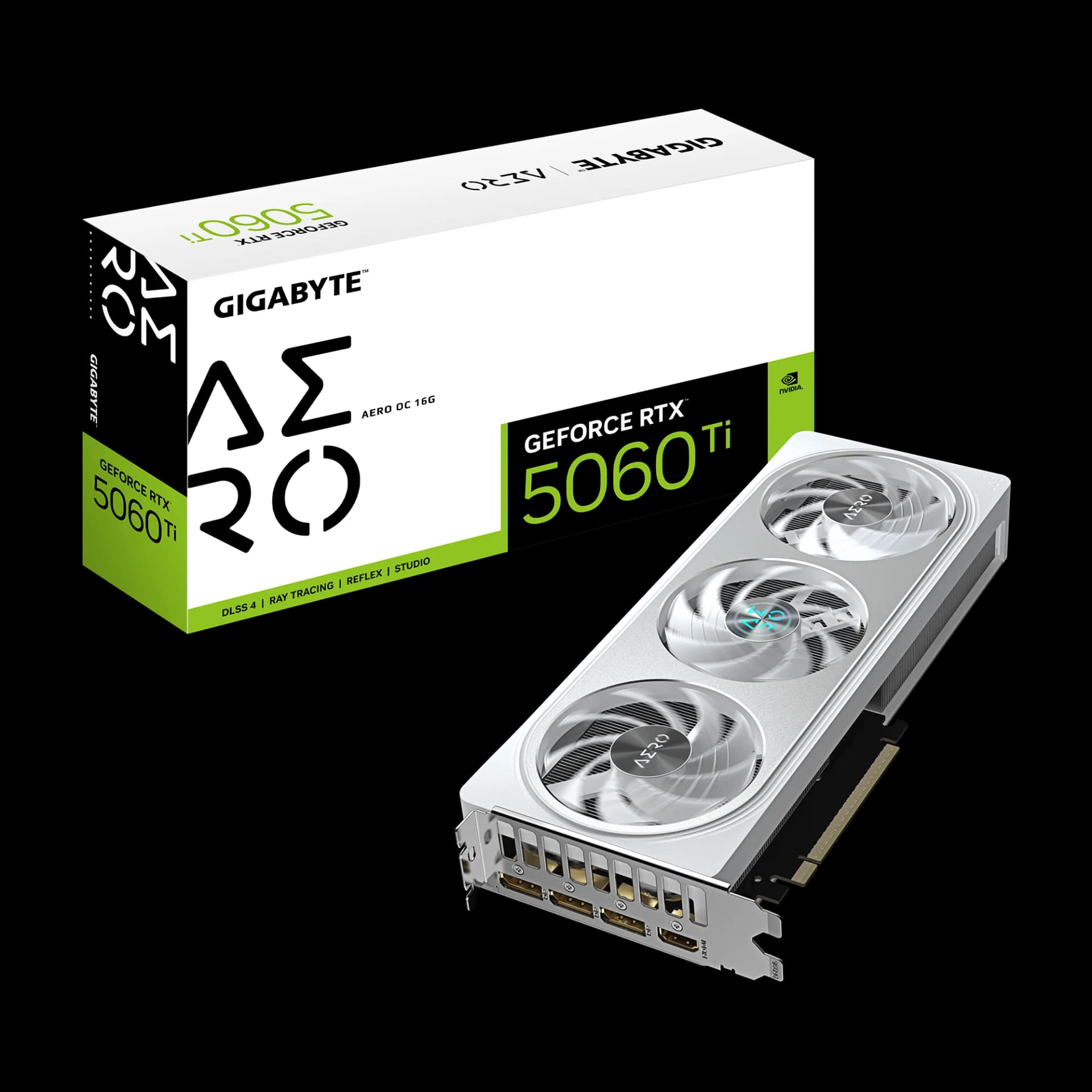 Card màn hình Gigabyte GeForce RTX™ 5060 Ti AERO OC 16G