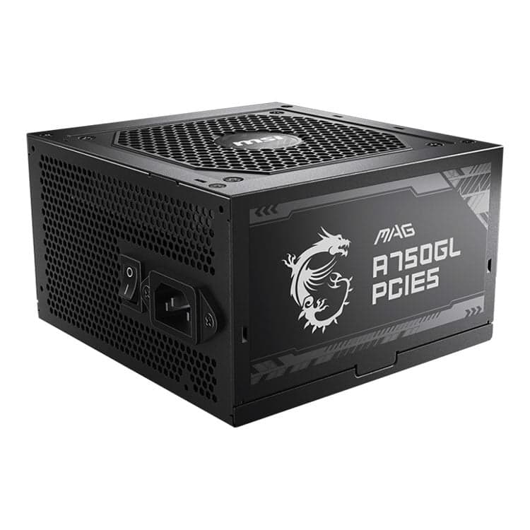 NGuồn MSI 750W MAG A750GL PCIE5 ATX 3.0 (80 PLUS GOLD / FULL MODULAR)