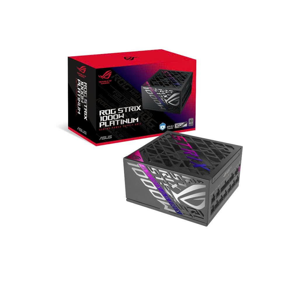 NGUỒN ASUS ROG STRIX 1000P PLATINUM ROG Equalizer ( ATX 3.1/ PCIe 5.1/ 80 Plus Plantinum/ Full Modular)