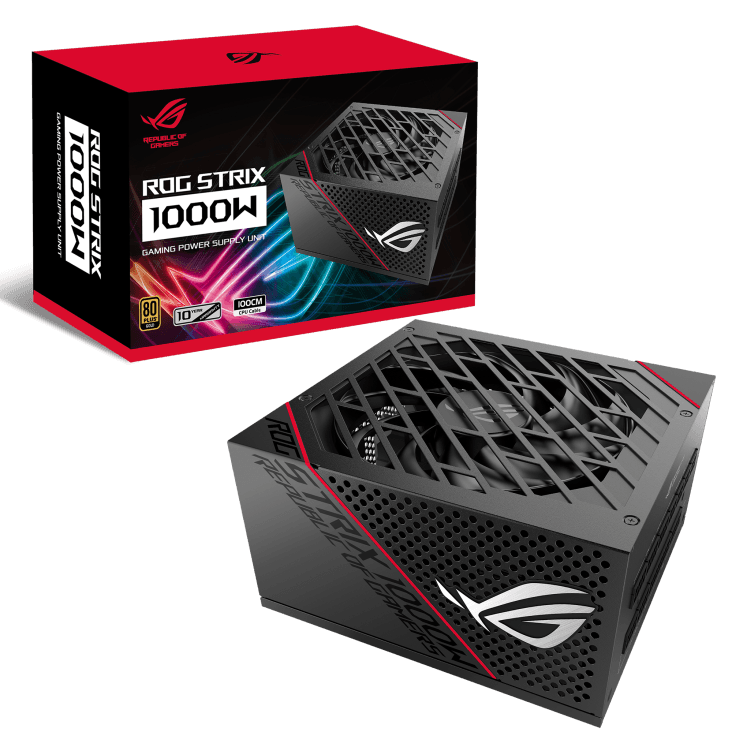 Nguồn ASUS ROG STRIX 1000W GOLD - 1000W ( Màu Đen/80 Plus Gold / Full Modular/ PCIE 5.0 )
