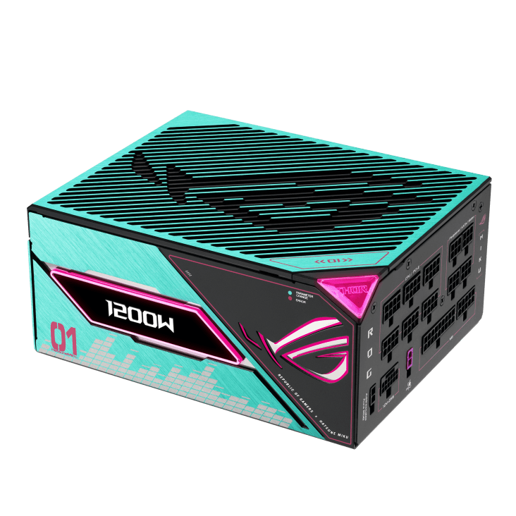 Nguồn Asus ROG Thor 1200W Platinum III Hatsune Miku Edition ATX 3.1