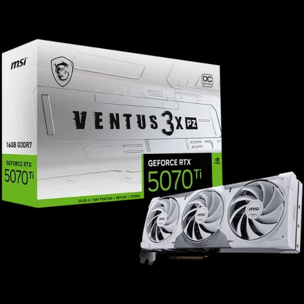 Card màn hình MSI GeForce RTX 5070 Ti 16G VENTUS 3X PZ OC