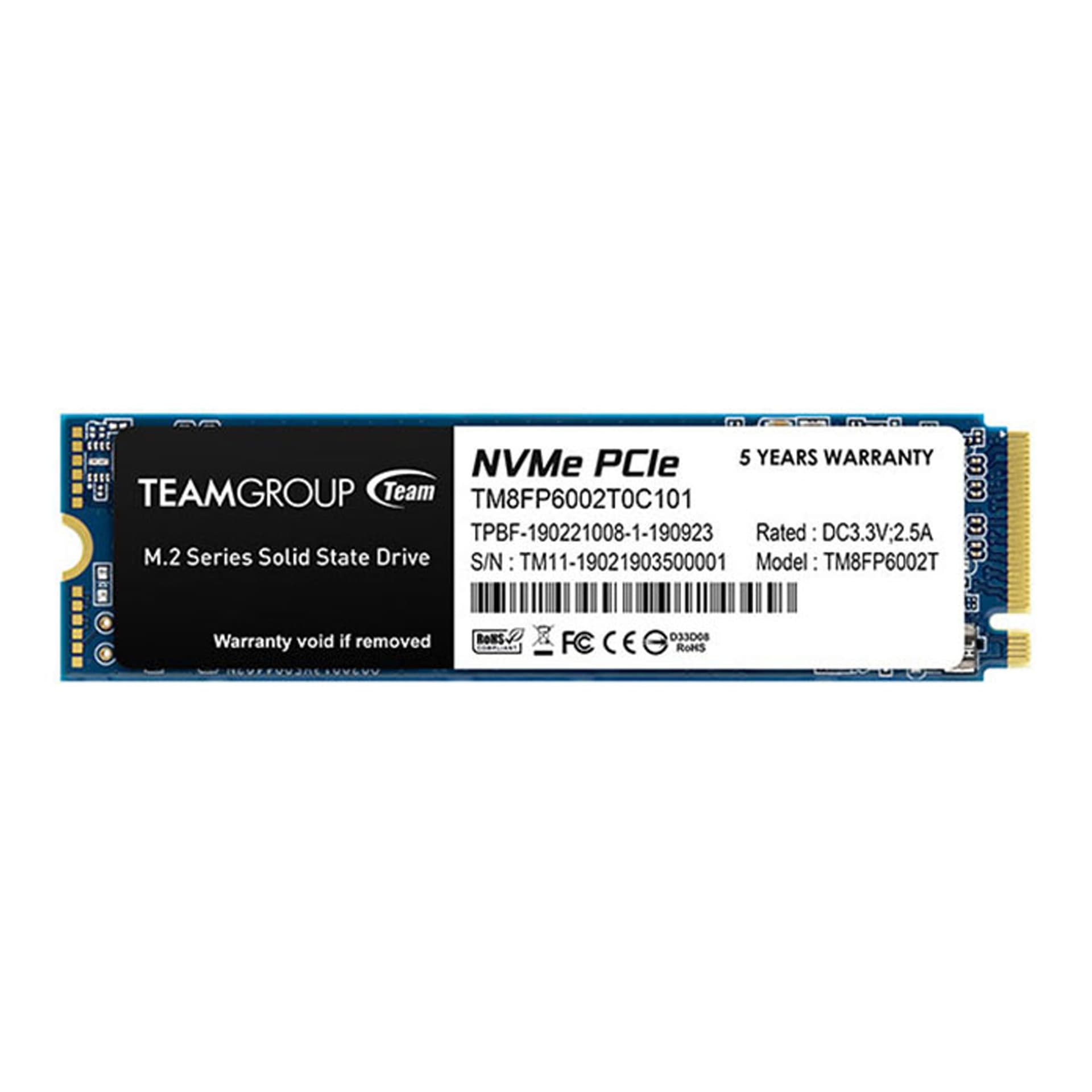 Ổ cứng SSD TeamGroup MP33 512GB | PCIe Gen3 x4 NVMe, M.2 2280 (TM8FP6512G0C101)