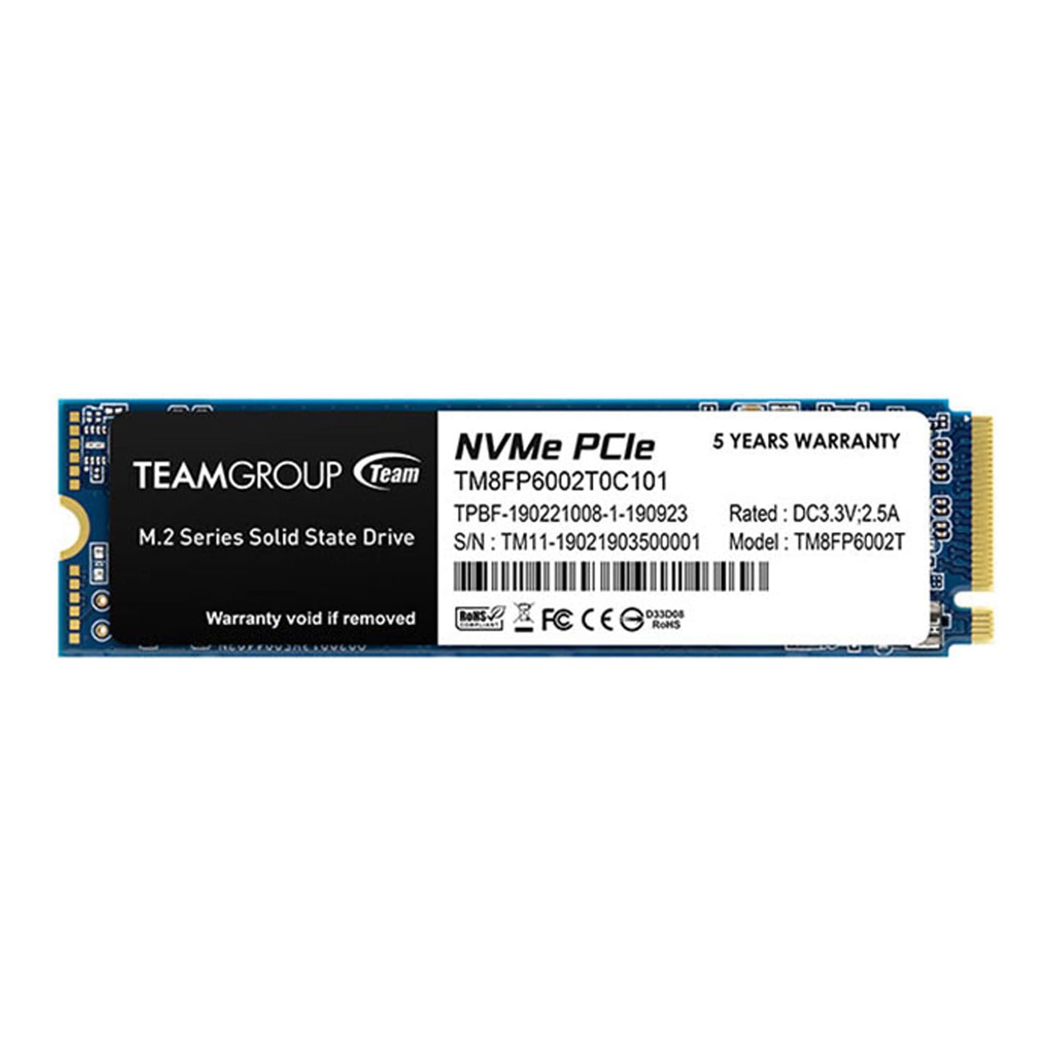 Ổ cứng SSD TeamGroup MP33 512GB | PCIe Gen3 x4 NVMe, M.2 2280 (TM8FP6512G0C101)