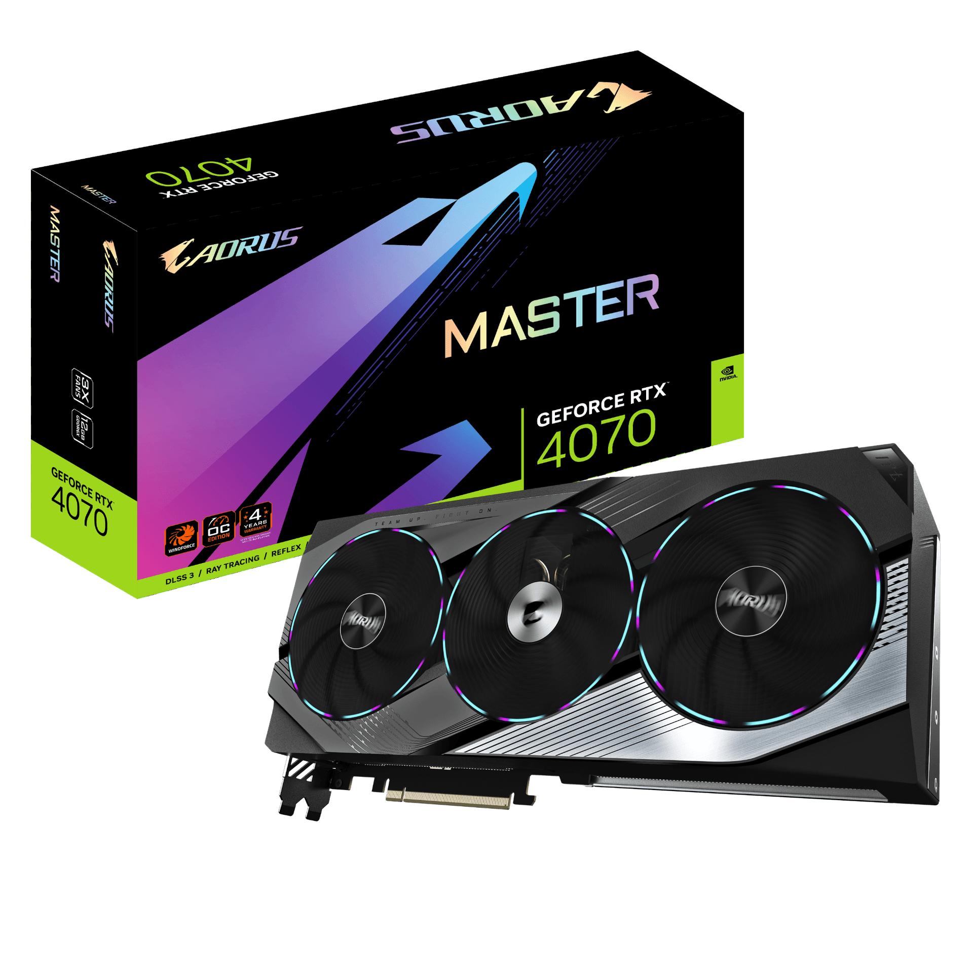 GIGABYTE AORUS GeForce RTX 4070 MASTER 12G