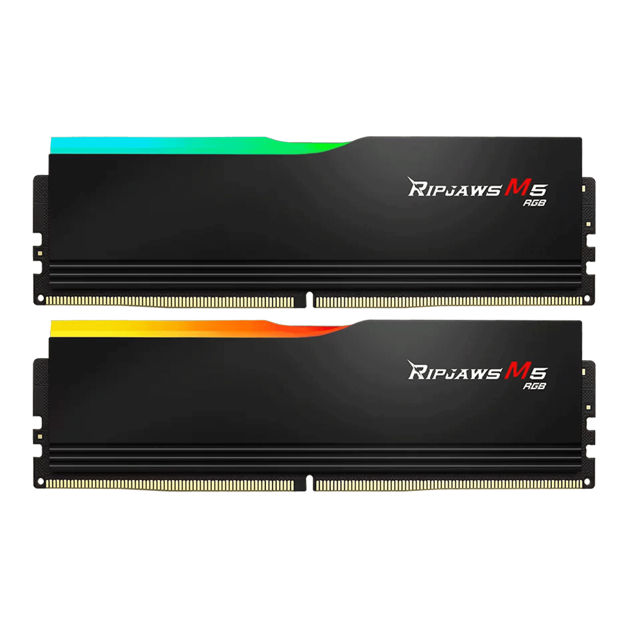RAM PC G.SKILL Ripjaws M5 32GB RGB DDR5 Black | (2x16GB), 5200MHz, Intel/AMD F5-5200J4040A16GX2-RM5RK