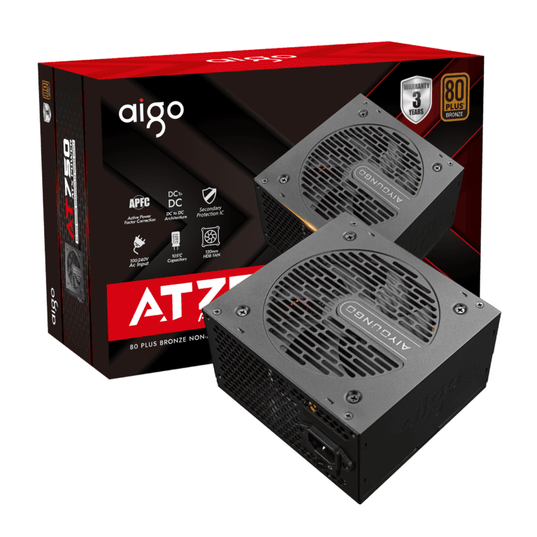 NGUỒN AIGO AT750 – 750W 80 PLUS BRONZE