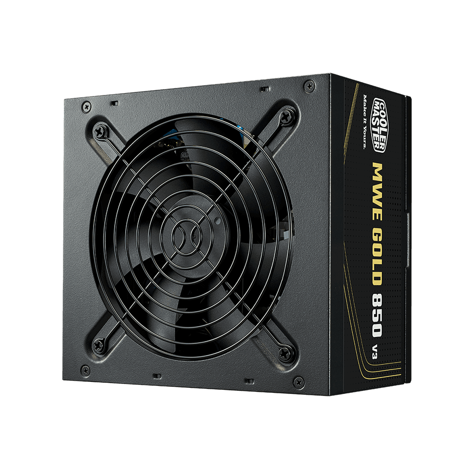 Nguồn máy tính Cooler Master MWE 850W Gold V3 | Cáp liền, ATX 3.1 (MPE-8506-ACAG-BEU)