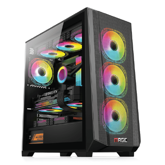 Thùng máy CASE MAGIC GE-01 (E-ATX) 3 Fan