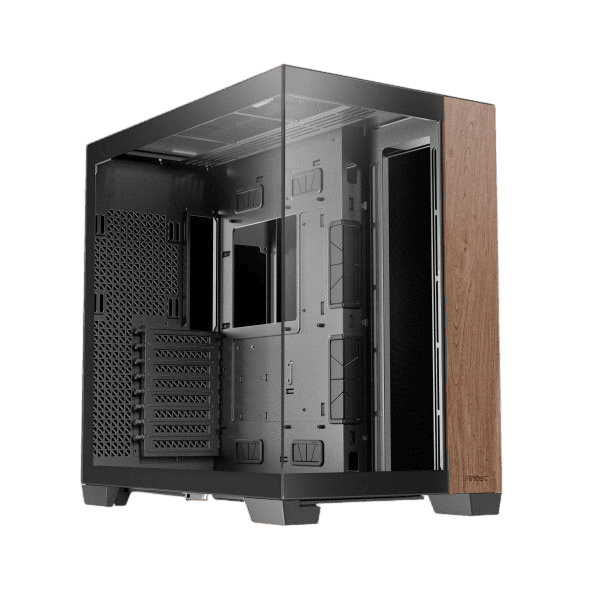 Thùng máy Case Antec C8 Wood ATX - Đen | Hồ cá