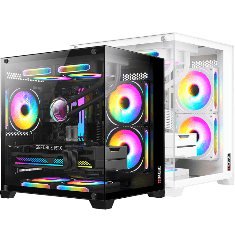 CASE MAGIC AQUA-M ULTRA BLACK 3FAN ARGB