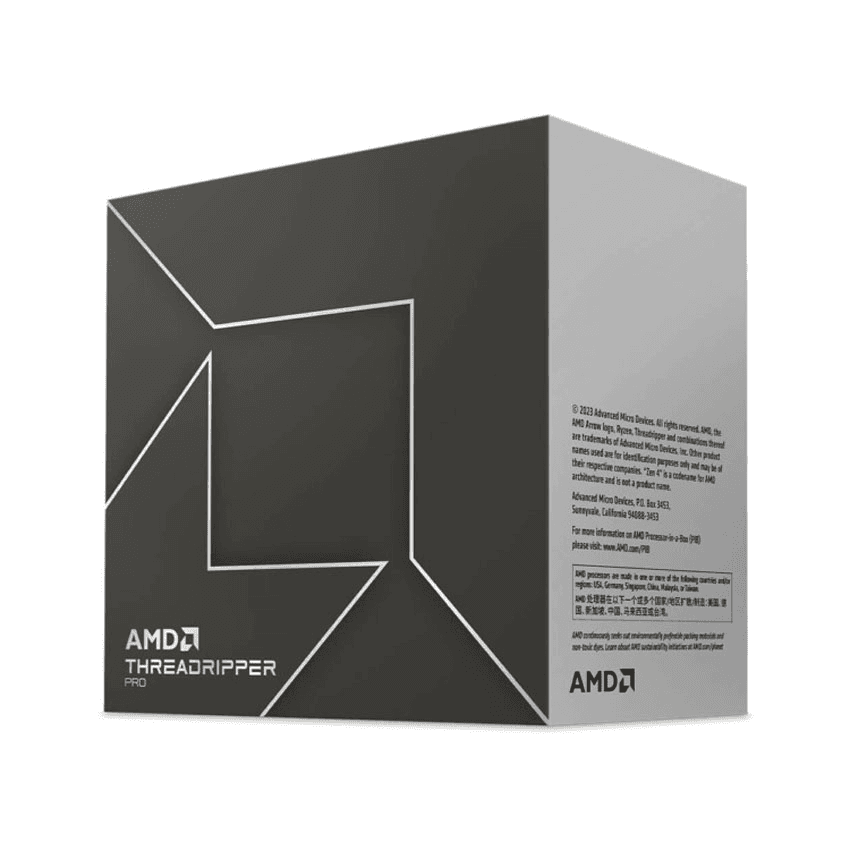 CPU AMD RYZEN THREADRIPPER PRO 7965WX (4.2GHZ UP TO 5.3GHZ/153MB/24 CORES 48 THREADS/350W/SOCKET STR5)