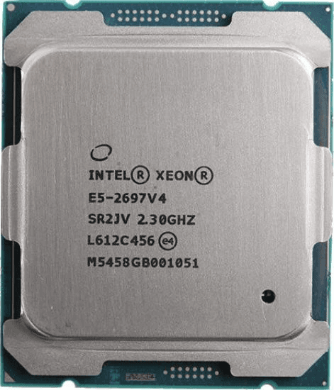 CPU Intel Xeon E5 2697v4 / 18 cores / 36 threads / 2.3 - 3.6 GHz